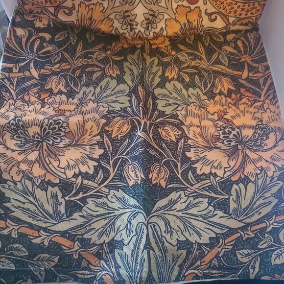 William Morris Botanical Pillowcase Cover Only 18"x18" Traditional Cottage Core - Picture 3 of 5